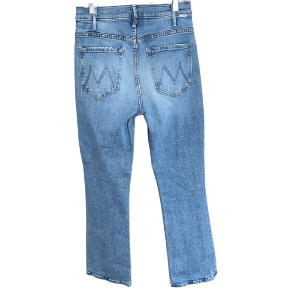 MOTHER The Hustler Ankle in Scenic Route Flared Jeans Light Wash Size 27 - Picture 5 of 10